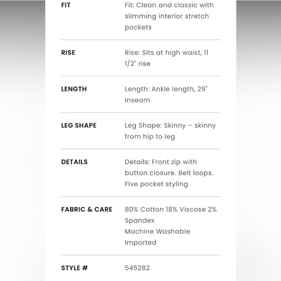 Loft Red Velvet Skinny Jeans - Picture 12 of 13